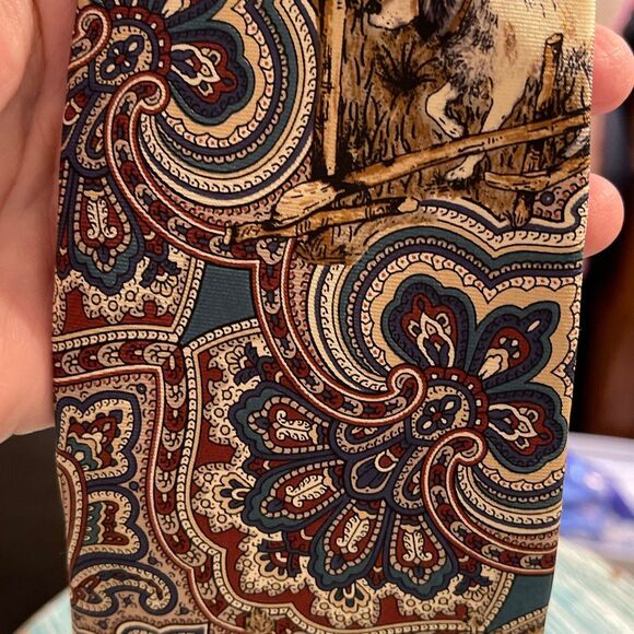 Ducks Unlimited Vintage 100% Silk Tie - Picture 5 of 9